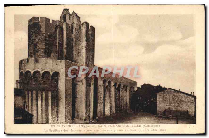 Église des Saintes-Maries-de-la-Mer — Camargue — Photo Imp. de la Côte d'Azur, Masselis