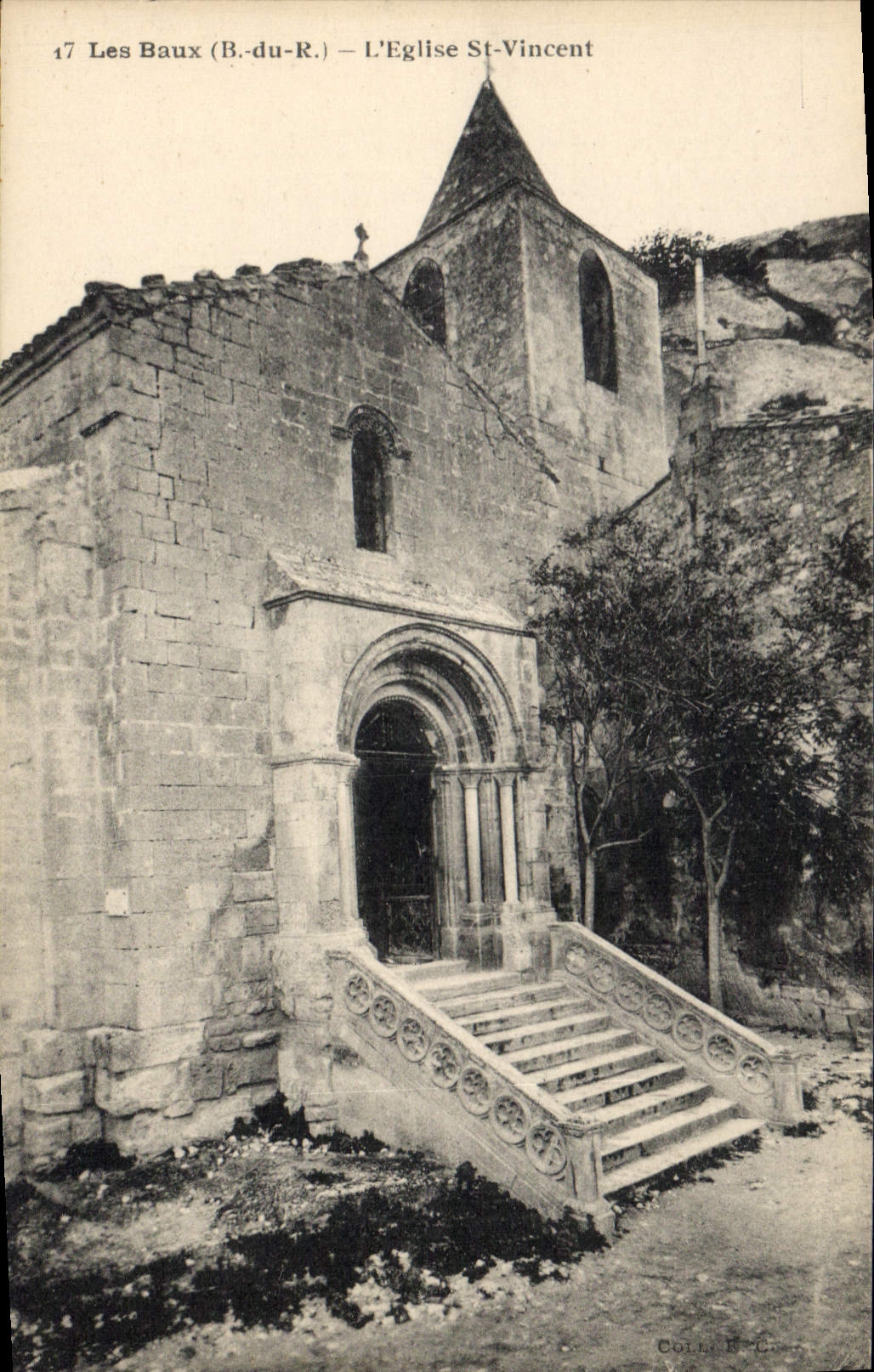 Les Baux (B.-du-R.) — L'Église Saint-Vincent — Cuiin & Cie