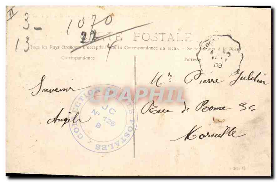CPA Roquefavour L'Aqueduc le Viaduc et le Pont sur la Route  — Rückseite