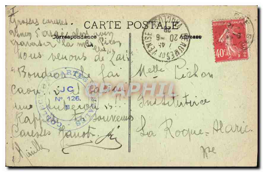Die Drei Brücken — Roquefavour — Umgebung von Aix-en-Provence — Rückseite