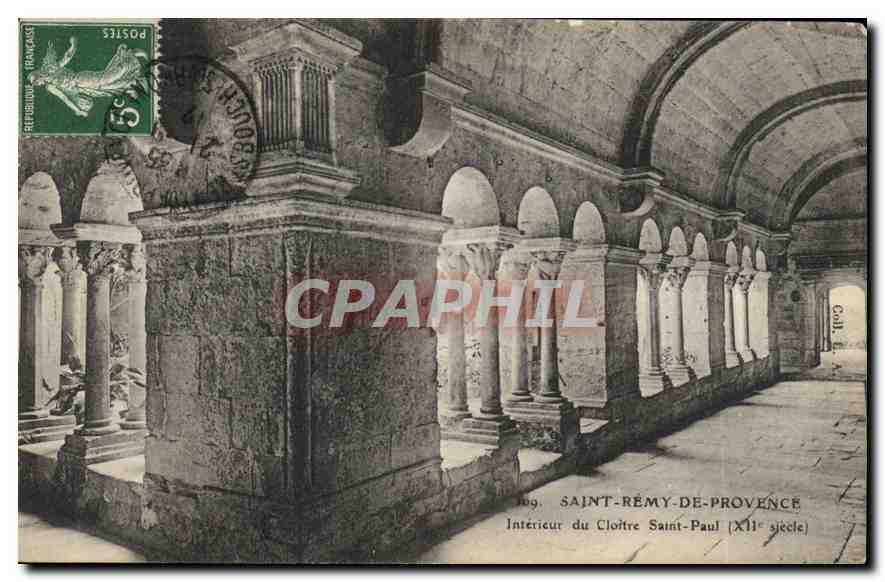 Intérieur du Cloître Saint-Paul — Saint-Rémy-de-Provence — éditeur non identifié, n° 109