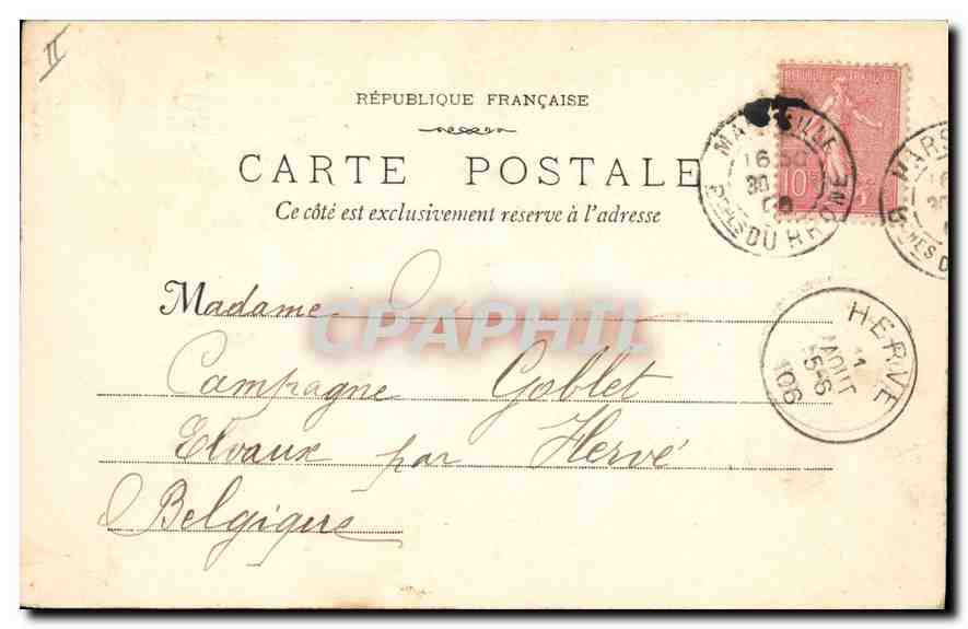 CPA Roquefavour L'Hermitage — Rückseite