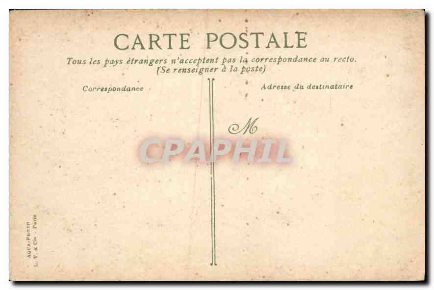 CPA Les Baux L'Eglise St Vincent — Verso