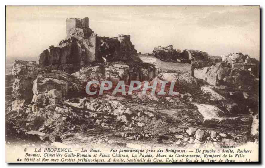 Les Baux-de-Provence — Vue panoramique prise des Bringassas — Selency