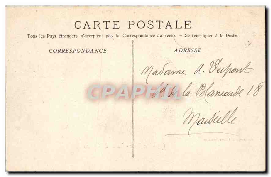 Les Baux - Ruines du Château — Phototypie E. Lapoiré - Mazan — n°623 — Verso