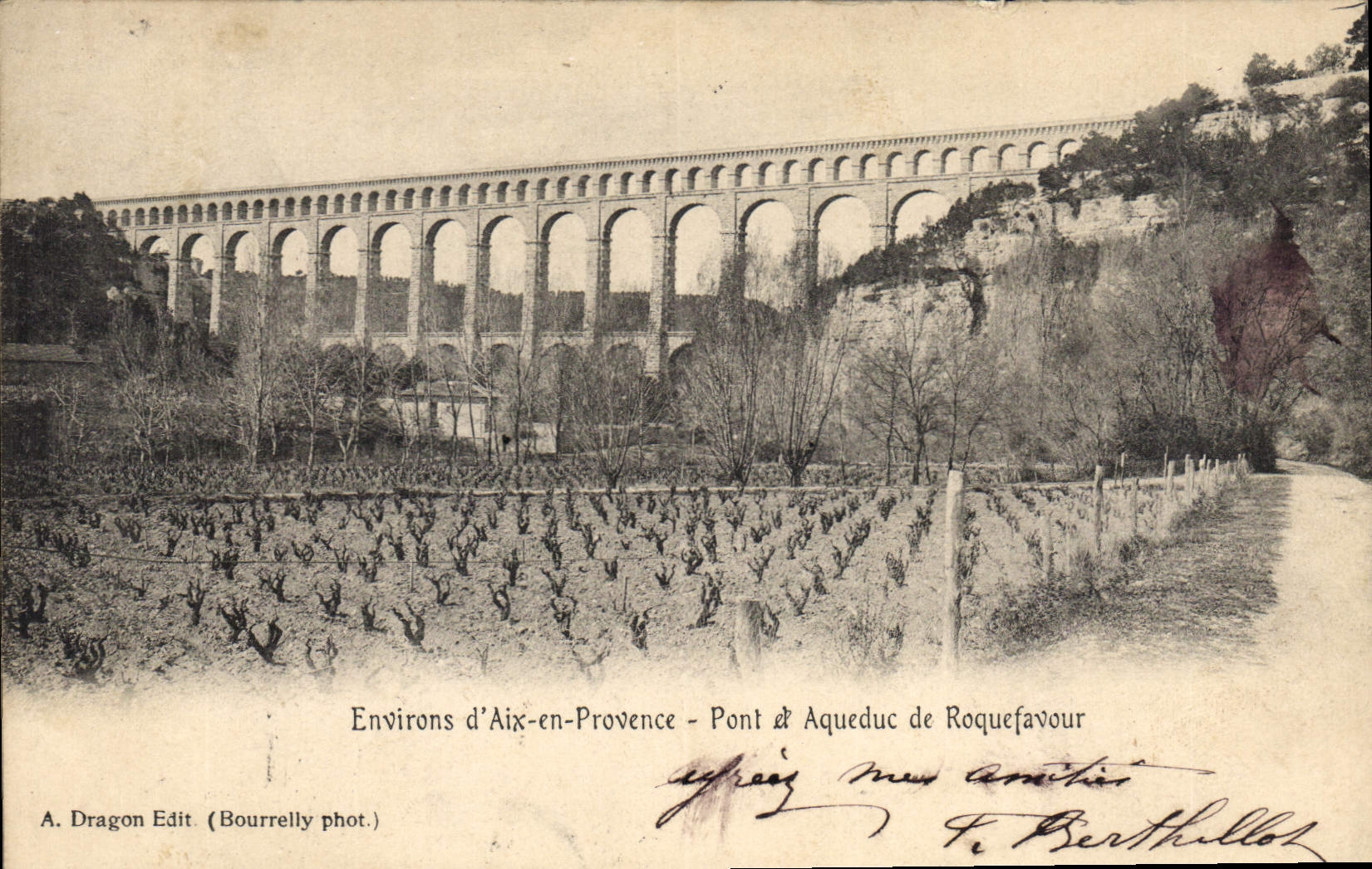 Environs d'Aix-en-Provence - Pont & Aqueduc de Roquefavour — A. Dragon Edit. (Bourrelly phot.)