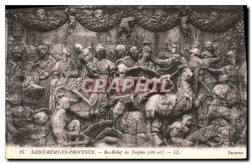 Saint-Rémy-en-Provence — Bas-relief of the Trophy (east side) — Selecta