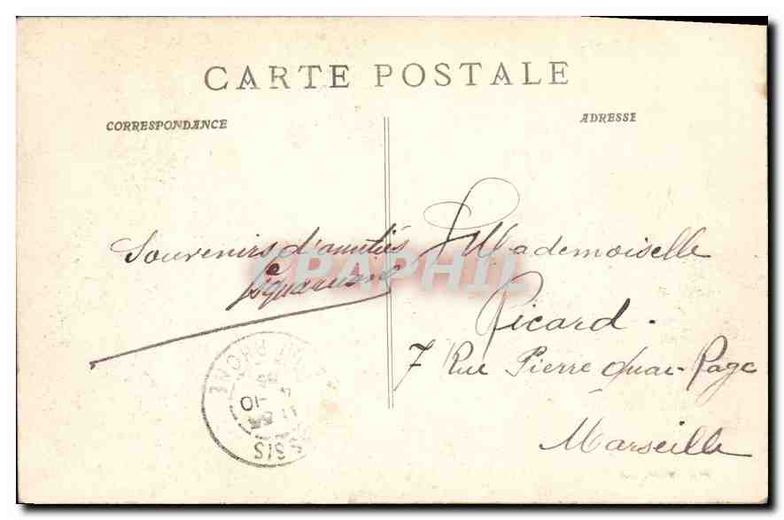 CPA Carpiagne Le Batiment des Officiers Militaria — Rückseite