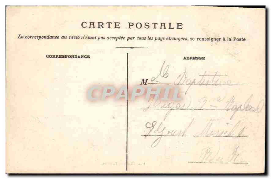 Provence — Les Baux et les Ruines du Château — Vue lointaine prise du Parc de Manville — Phot. Blanchin, Tarascon — Verso