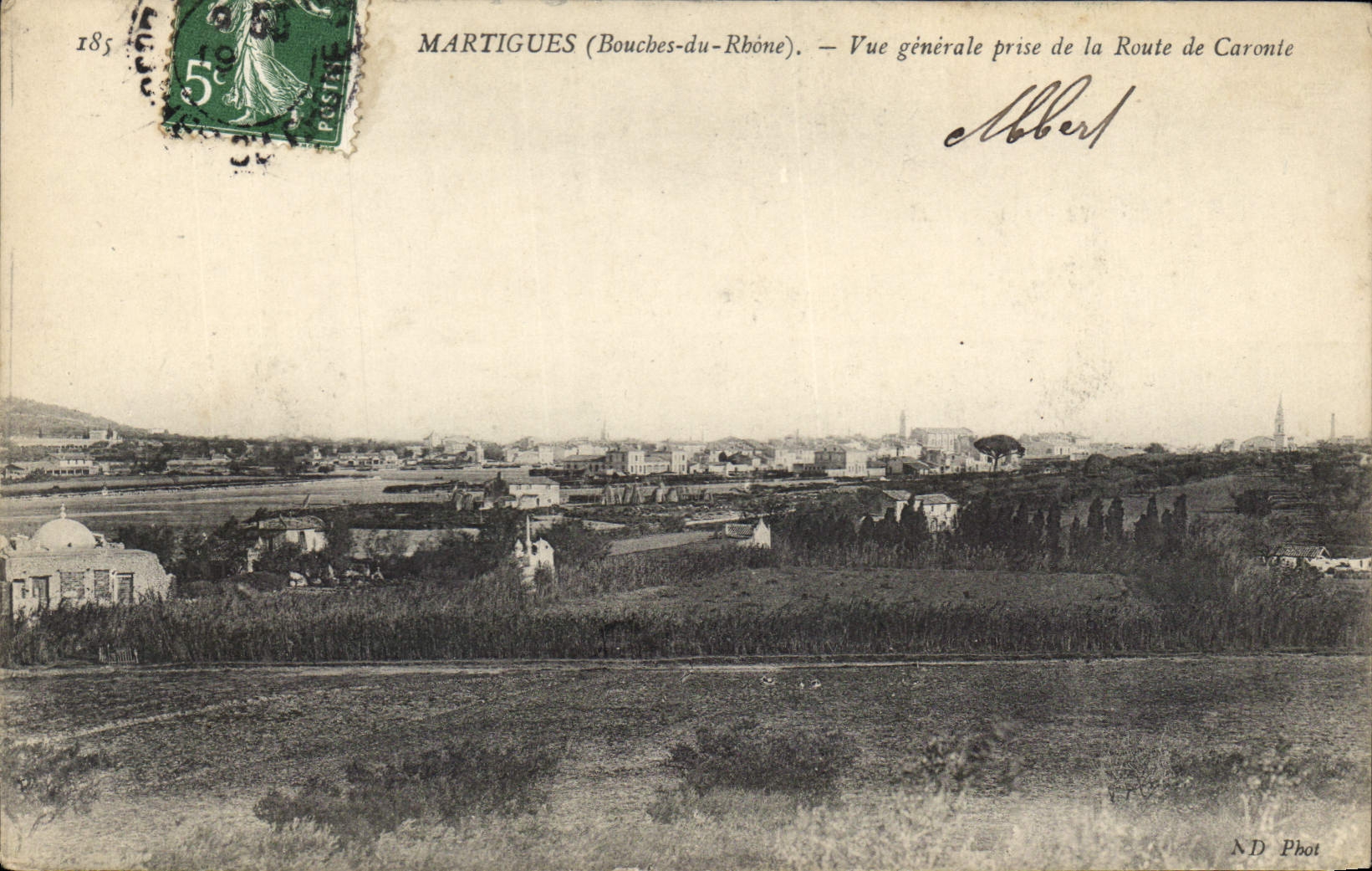 Martigues (Bouches-du-Rhône) — Vue générale prise de la Route de Caronte — N.D. Phot