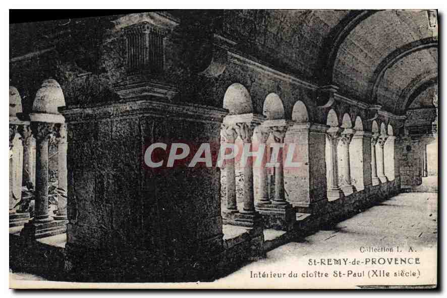 CPA Saint Remy de Provence Interieur du Cloitre St Paul (XIIe siecle)