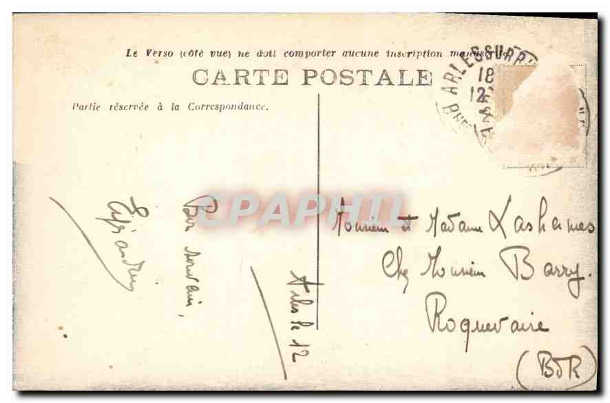 CPA Arles (B et R) Chepelle des Alyscamps XIe siecle et Renaissance — Rückseite