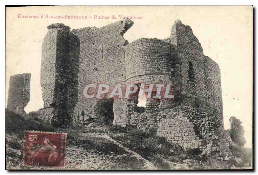 Ruines de Ventabren — Environs d'Aix-en-Provence — éditeur non identifié