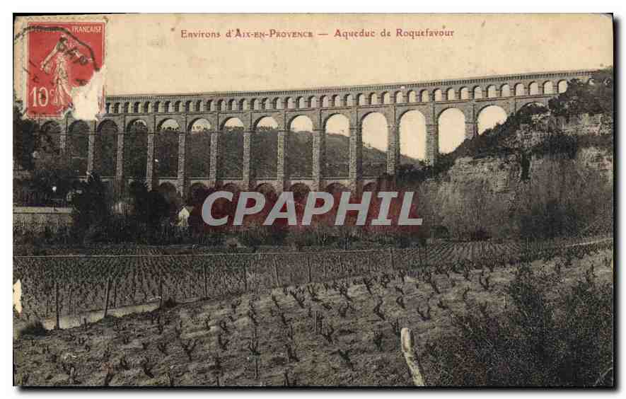 CPA Environs d'Aix en Provence Aqueduc de Roquefavour