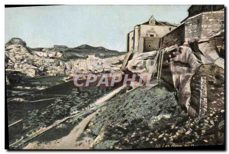 Le Brun-le-Petit — vue panoramique avec édifice sur falaise — éditeur L.V. & Ch.