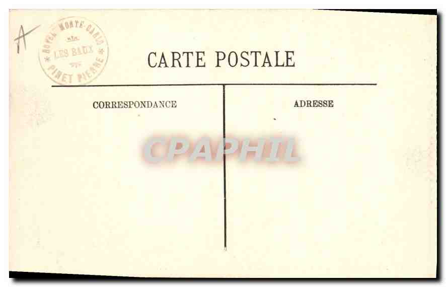 CPA La Provence Les Baux Le Chateau Interieur — Verso