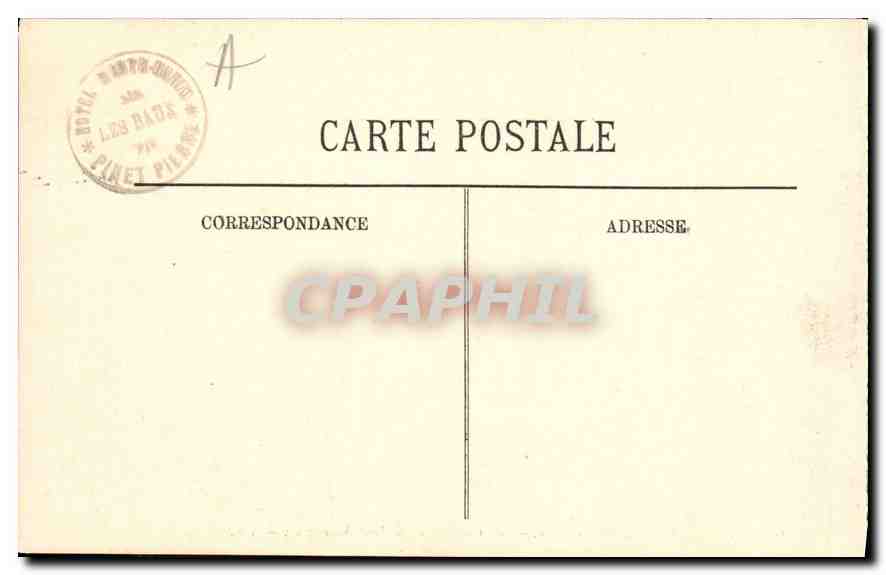 Les Baux — Le Château et la Tour Sarrazine — LL. — Verso