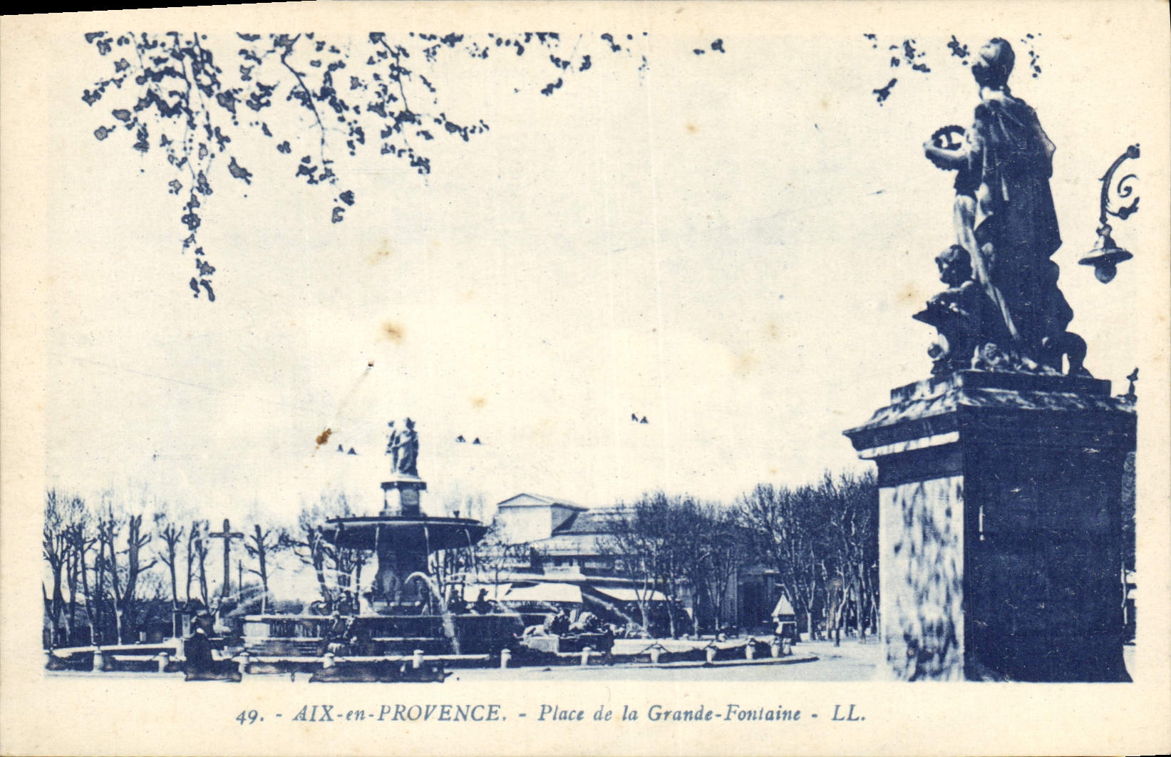 Aix-en-Provence — Place de la Grande-Fontaine — LL. n°49