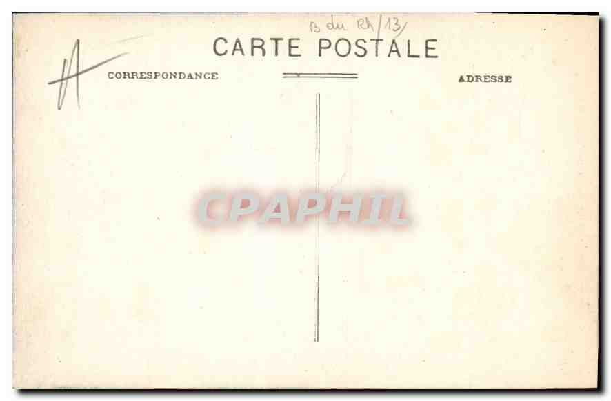 CPA Les Baux (B du R) La Lanterne des Morts — Verso