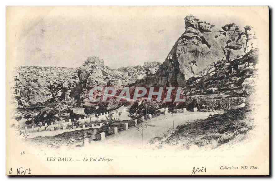 CPA Les Baux Le Val d'Enfer