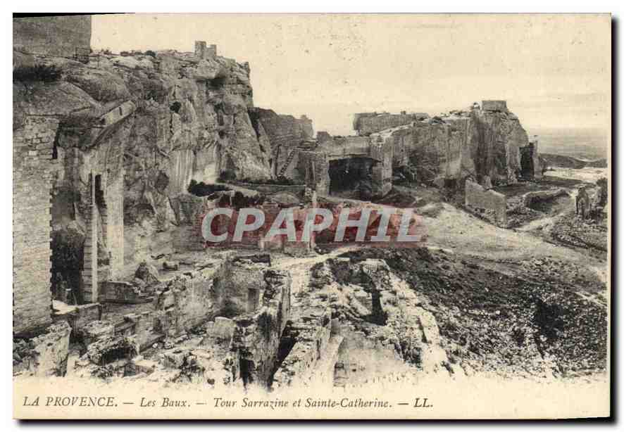 Les Baux — Tour Sarrazine et Sainte-Catherine — LL