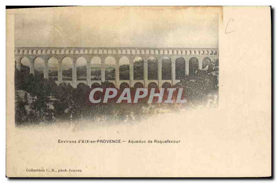 CPA Environs d'Aix en Provence Aqueduc du Roquefavour