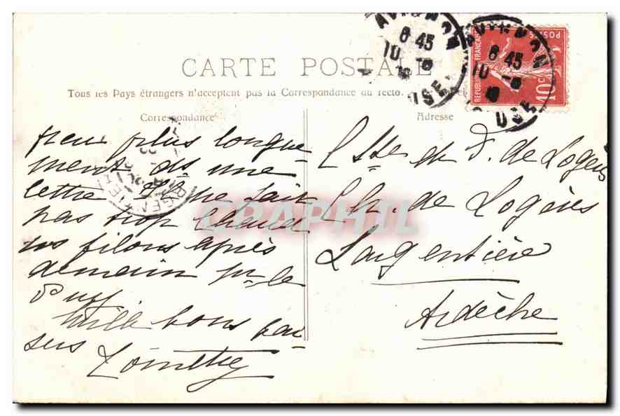 Les Baux – Hôtel des Porcellets — éditeur P. Klaas, Marseille, n° 3781 — Back