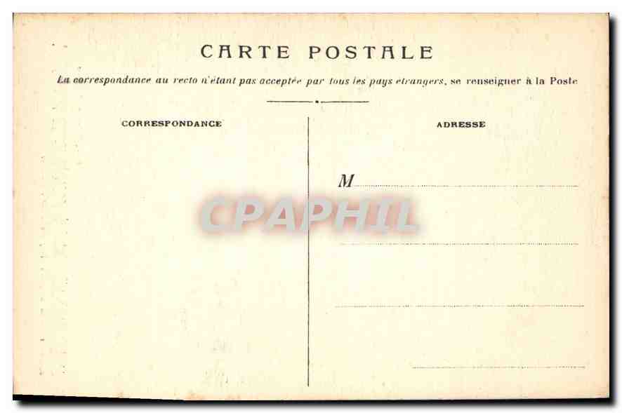 CPA Les Baux Vue generale des ruines des anciennes constructions seigneuriales et le chateau constru — Rückseite