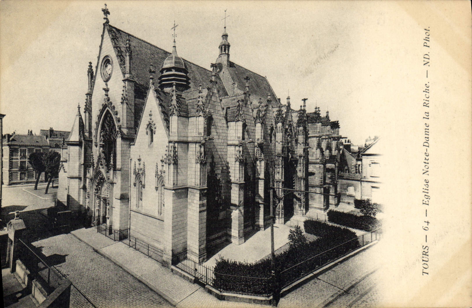 CPA Tours Eglise Notre Dame La Riche