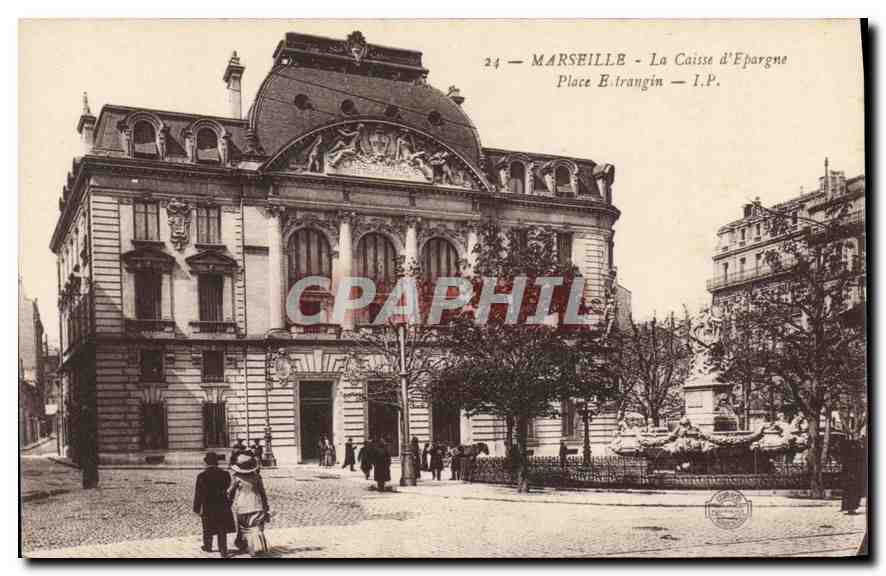 CPA Marseille La Caisse d'Epargne