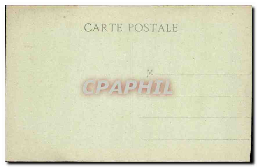 CPA Marseille La Caisse d'Epargne — Verso