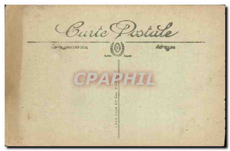 CPA Marseille La Rue de la Republique — Rückseite