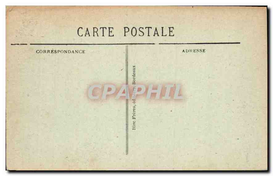 CPA Marseille Vue generale sur le Bassins de la Joliette et la Cathedrale prise du Transbordeur — Verso