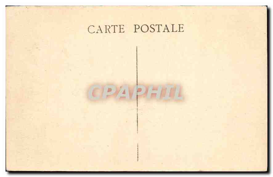 CPA Marseille Le Chateau d'If — Verso