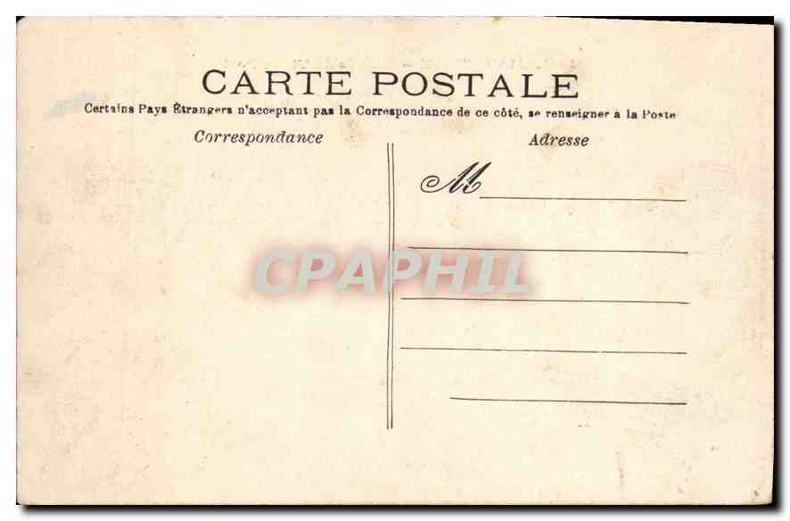 CPA Marseille Entree du Vieux Port — Verso