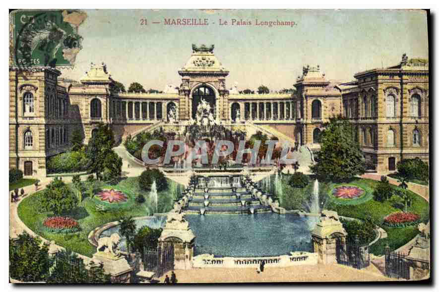CPA Marseille Le Palais Longchamp