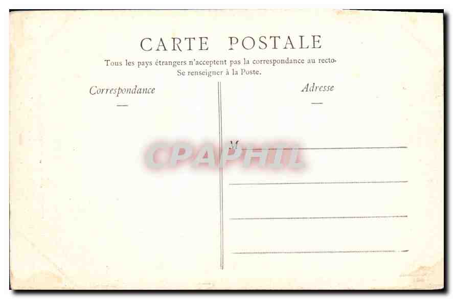 CPA Marseille Vue generale (prise des ascenseurs) de Notre Dame de la Garde — Rückseite
