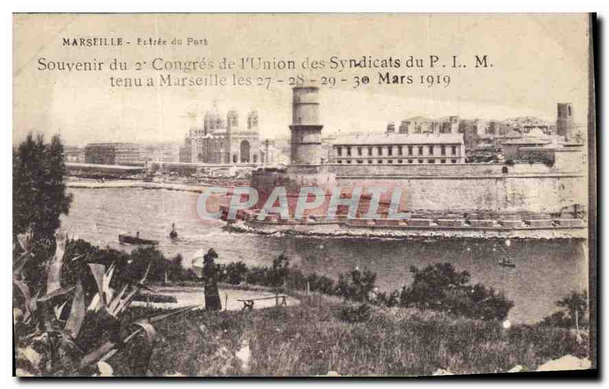 CPA Marseille Entree du Port