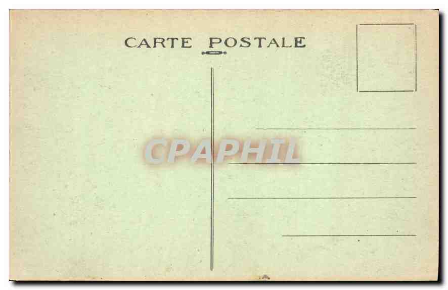 CPA Marseille Le Palais Longchamp — Verso