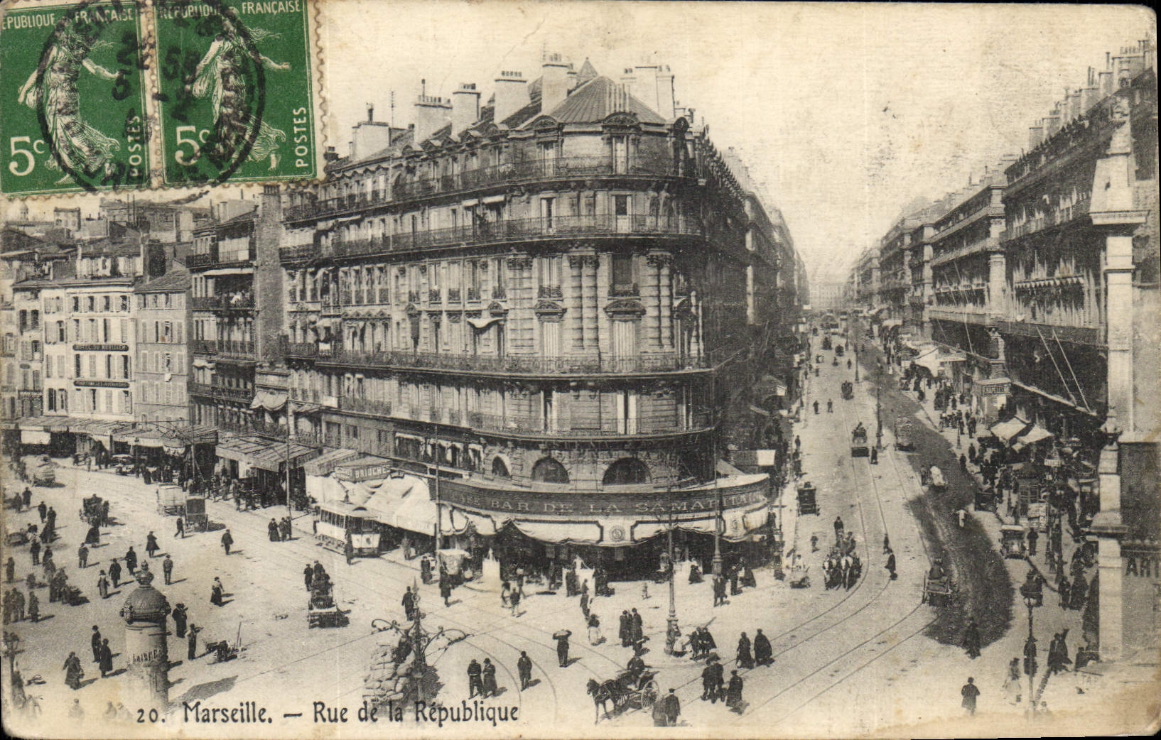 CPA Marseille Rue de la Republique