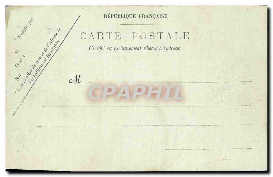 CPA Marseille Vue generale vers les Bassins — Verso