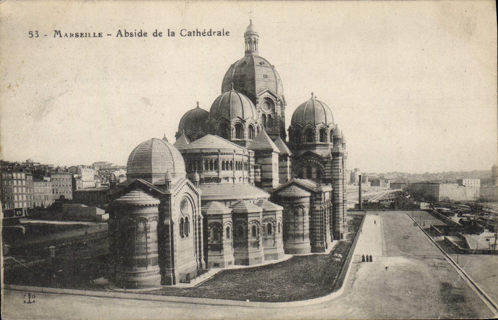 CPA Marseille Abside de la Cathedrale