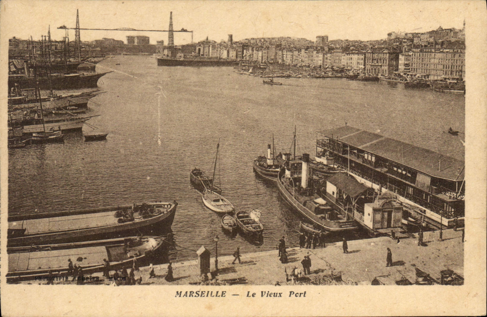CPA Marseille Le Vieux Port