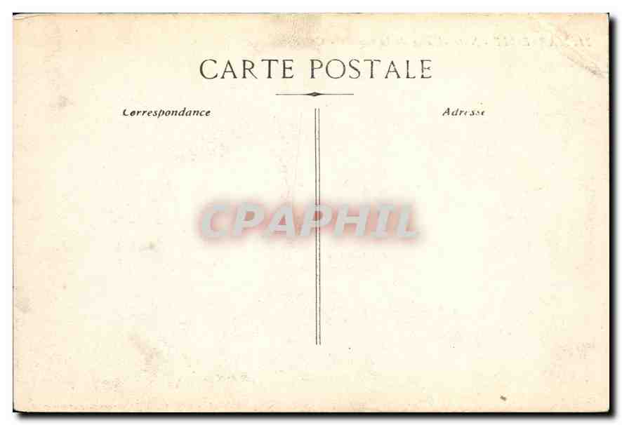 CPA Marseille Notre Dame de la Garde — Rückseite