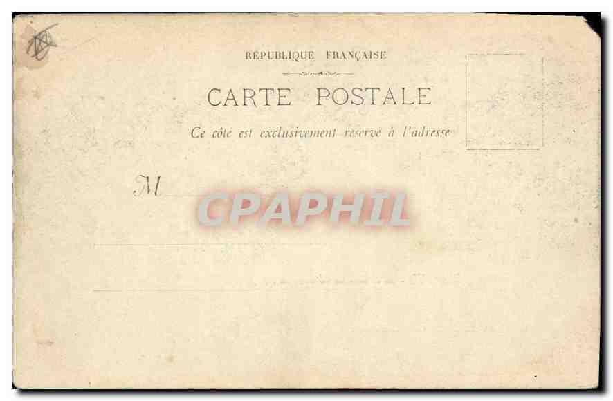 CPA Marseille Port de la Joliette — Verso