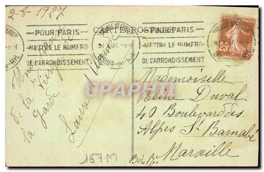 Marseille - N.-D. de la Garde - Le Bourdon (1845) — Édition spéciale de la Basilique — Achterkant