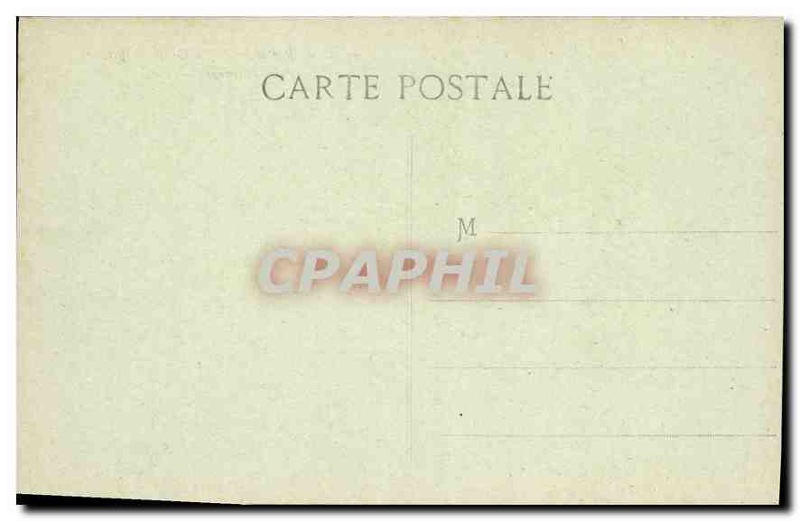 CPA Marseille La Caisse d'Epargne Place Estrangin — Rückseite