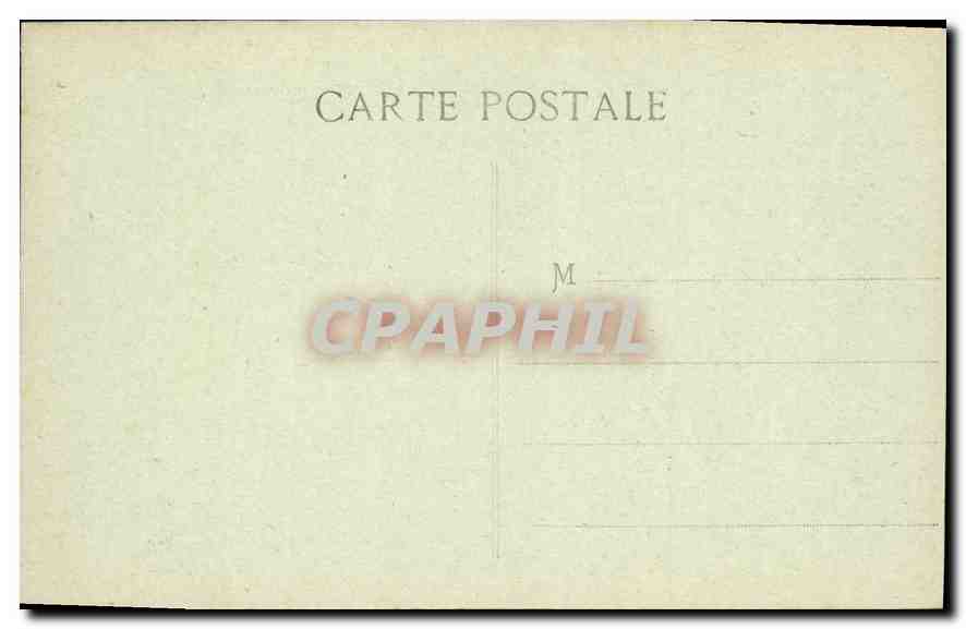 CPA Marseille La Caisse d'Epargne Place Estrangin — Rückseite