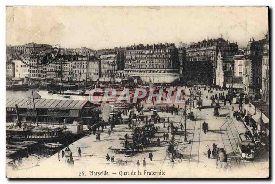 CPA Marseille Quai de la Fraternite