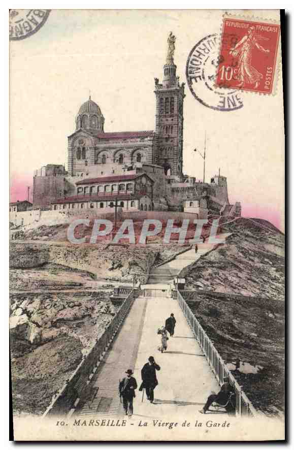 CPA Marseille La Vierge de la Garde
